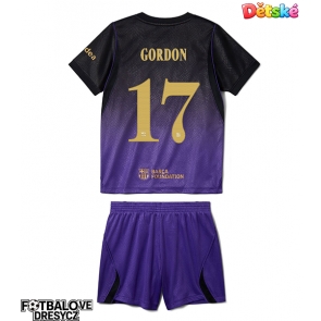 Barcelona Anthony Gordon #17 Dětské Venkovní dres komplet 2026-27 Krátký Rukáv (+ trenýrky)